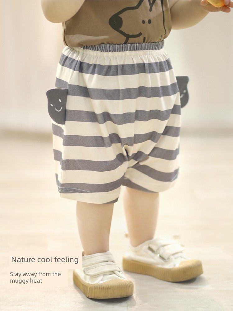 Baby Big Butt Summer Thin Toddler Fifth Pants Kids Shorts Super Cute Cute Casual Pants Baby Pants — 4