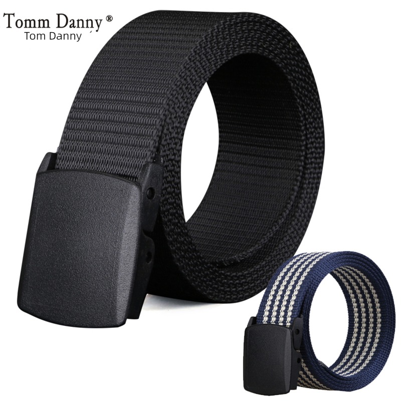 ma'am Metal tactics Military training leisure time canvas belt