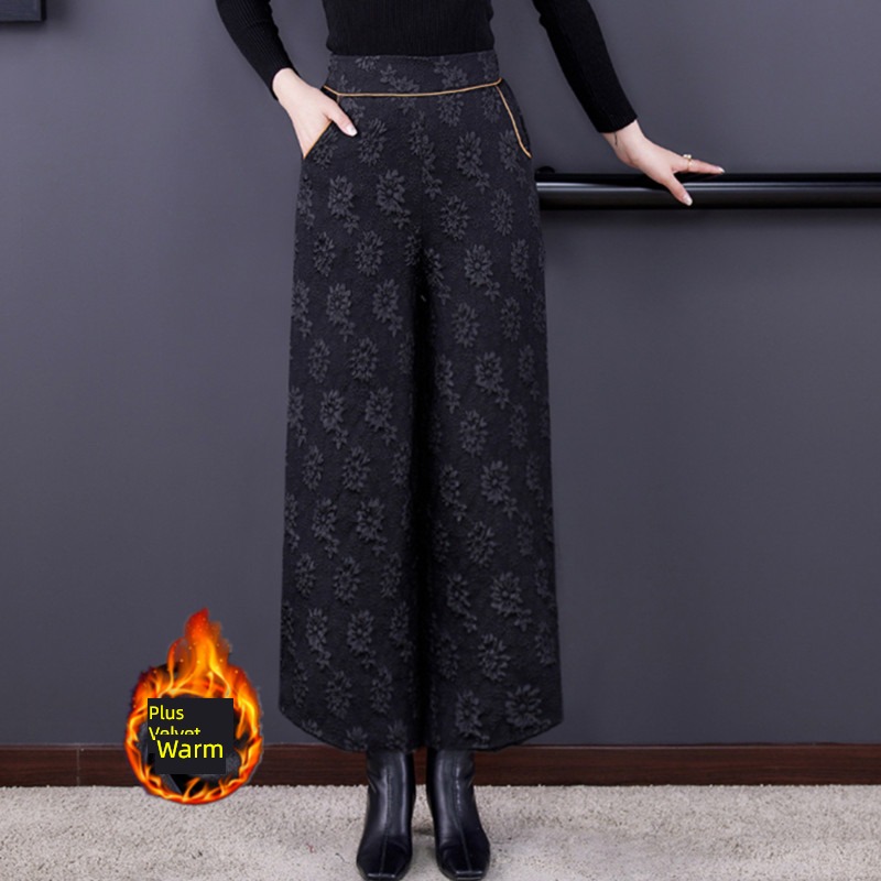 Your wife thickening down easy Mother dress Ninth pants