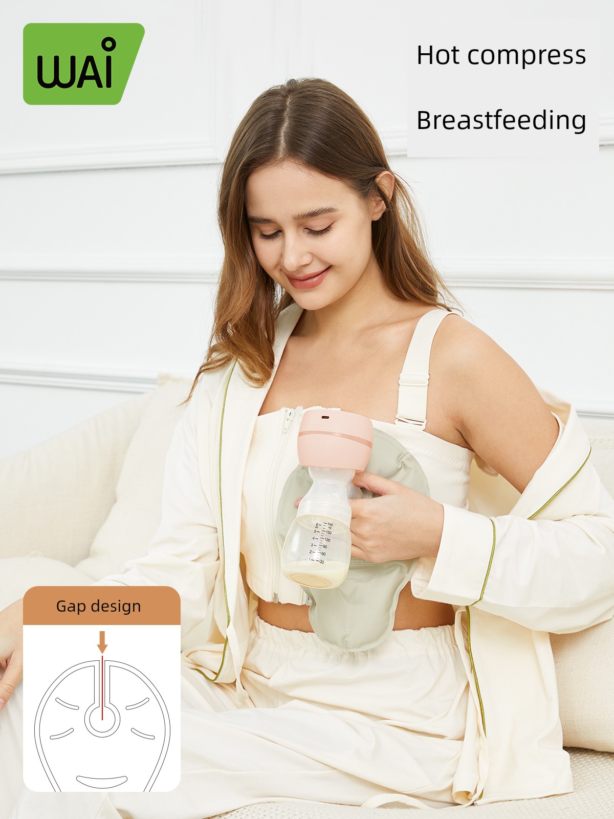 Wow, Breast Hot and Cold Compress Pads, a Magic Tool for Breastfeeding, Ice Packs for Breast Swelling during Lactation, Breast Duct Unblocker, 2 Pieces — 4