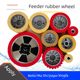 Betmart wood feeder accessories glue wheel four seven eight wheel feeder woodworking milling conveying pressure wheel MX48