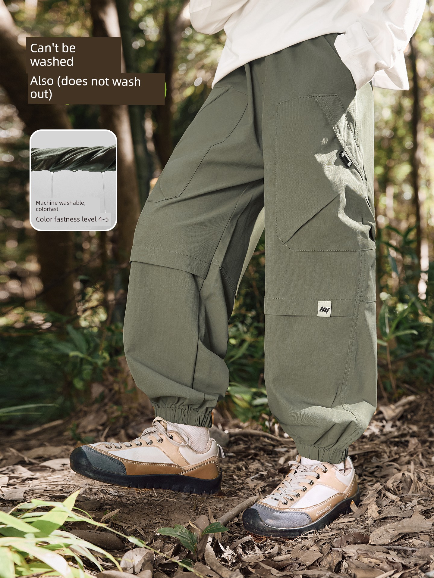 Zuoxi Children's Clothing Boys' Pants Autumn Children's Cargo Pants Spring and Autumn 2026 New Style Big Kids' Outdoor Pants Long Pants