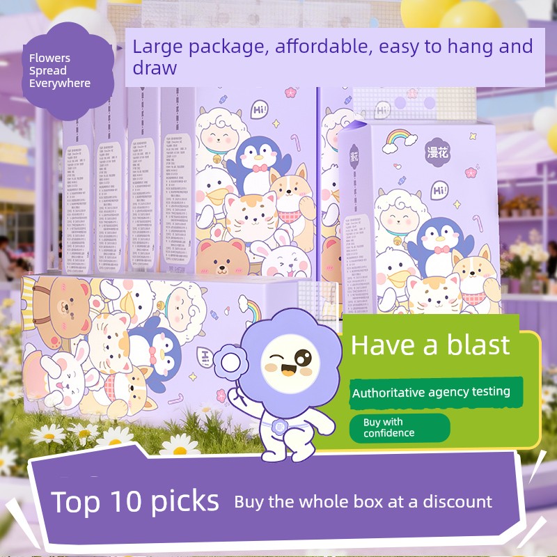 Manhua 3 Packs Totaling 3000 Sheets of Hanging Tissue Paper, Household Napkins, Toilet Paper, Affordable Full Box Set