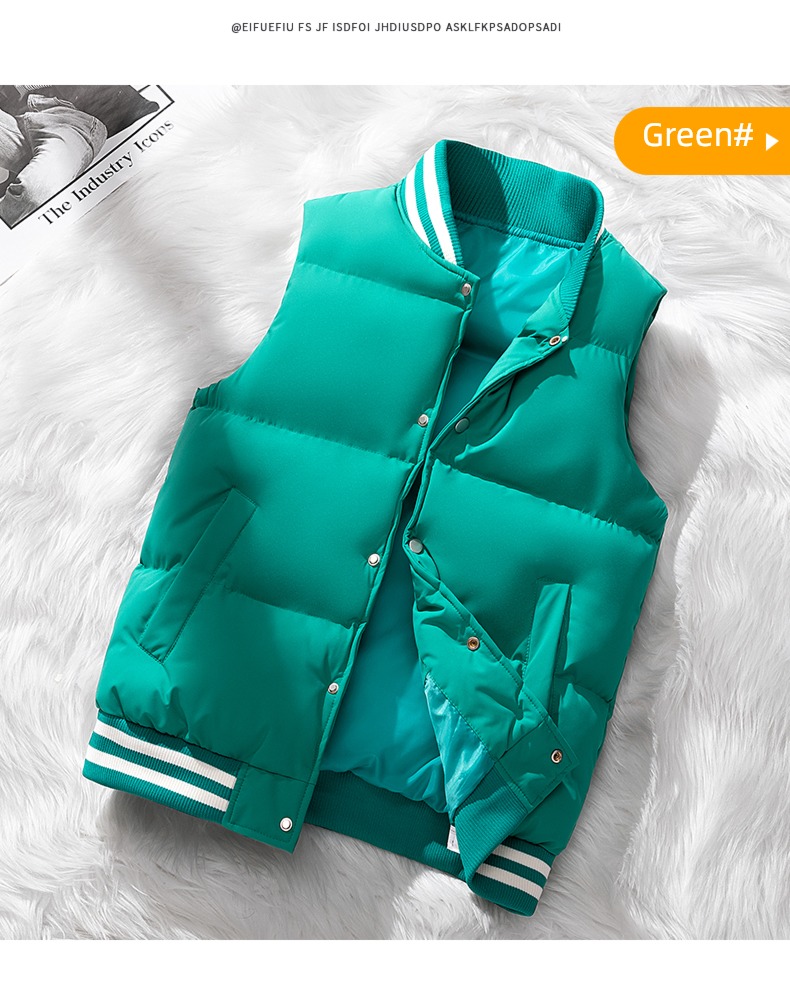 Cotton vest trend easy Big size keep warm loose coat Vest