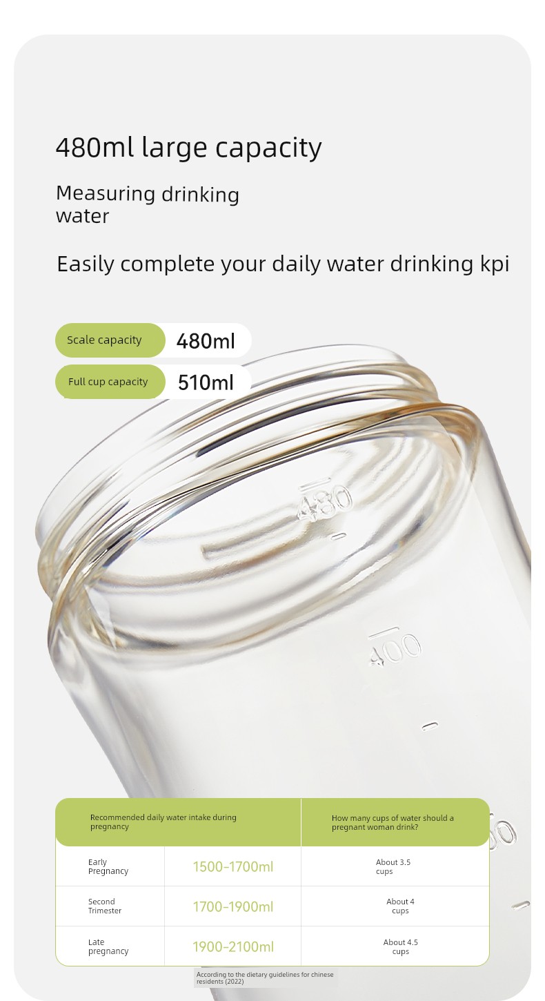 October Crystal Maternity Straw Cup for Labor and Delivery, Gravity Ball Ppsu Adult Maternity Postpartum Special Water Cup — 13