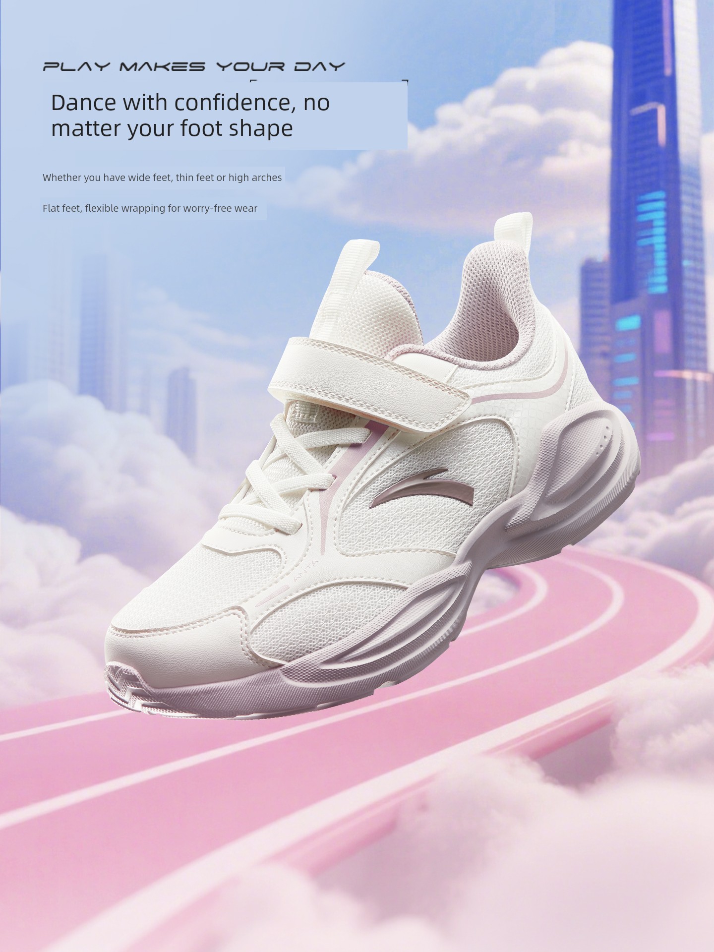 Anta Children's Shoes, Girls' Shoes, 2026 Early Autumn New Models, Running Shoes for Older Girls, Girls' Sports Shoes, Soft-Soled Shoes — 3