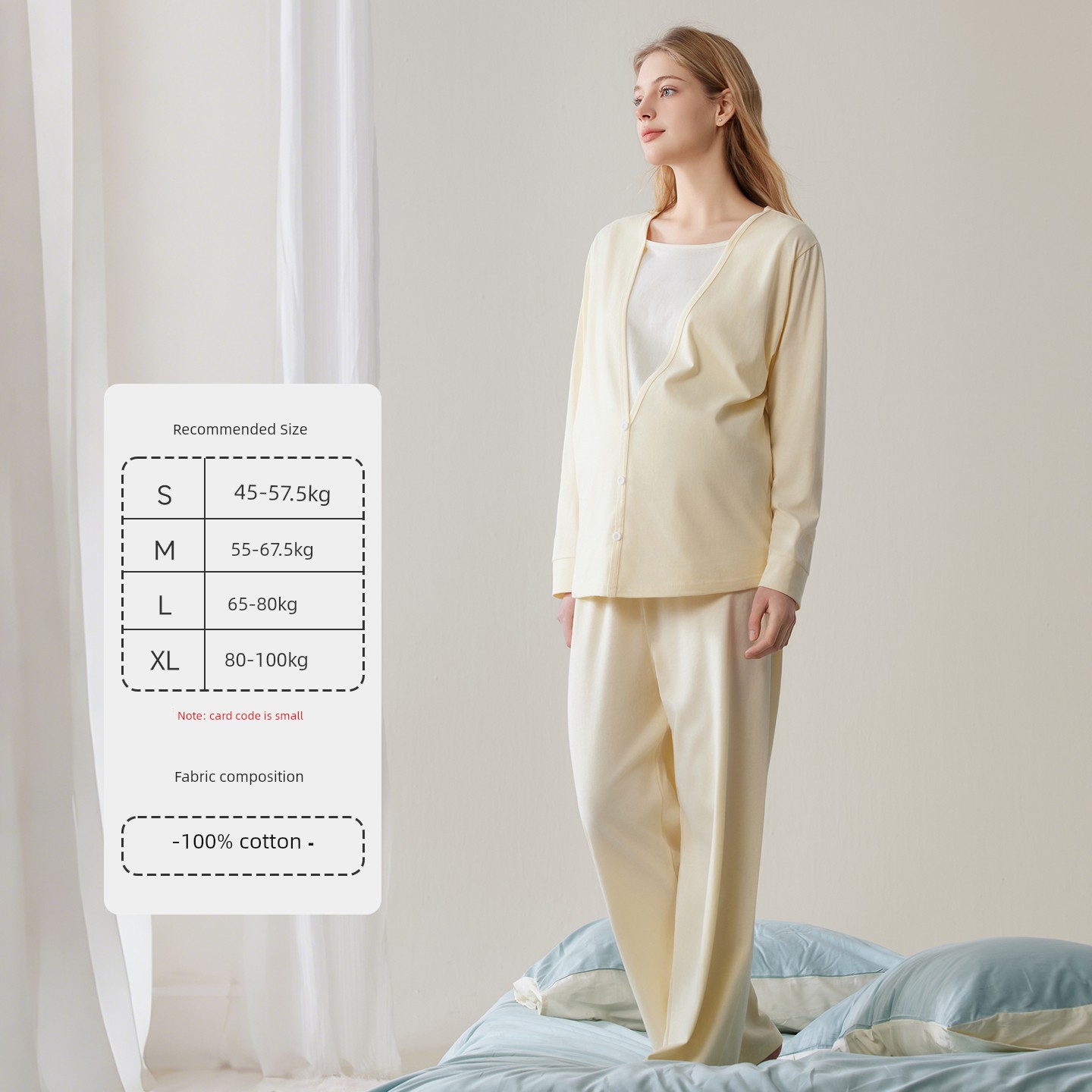 Fenyi Postpartum Clothing Autumn and Winter Pure Cotton Breathable Nursing Top for Pregnant Women Postpartum Breastfeeding Nursing Clothes for Going Out — 5