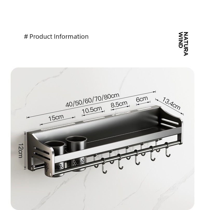 Stainless Steel Kitchen Rack | Chopsticks Holder