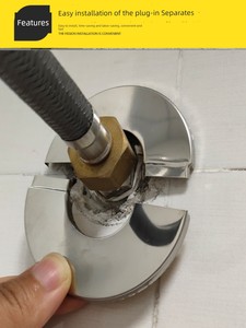 Shower Head Mixing Valve Decorative Hole Covers Stainless Steel