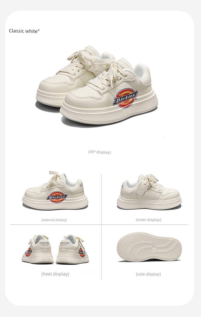 Dickies Medium and Large Children's Sports Shoes for Boys and Girls 2026 Autumn New Thick-Soled Height-Increasing Children's Casual Sneakers — 17