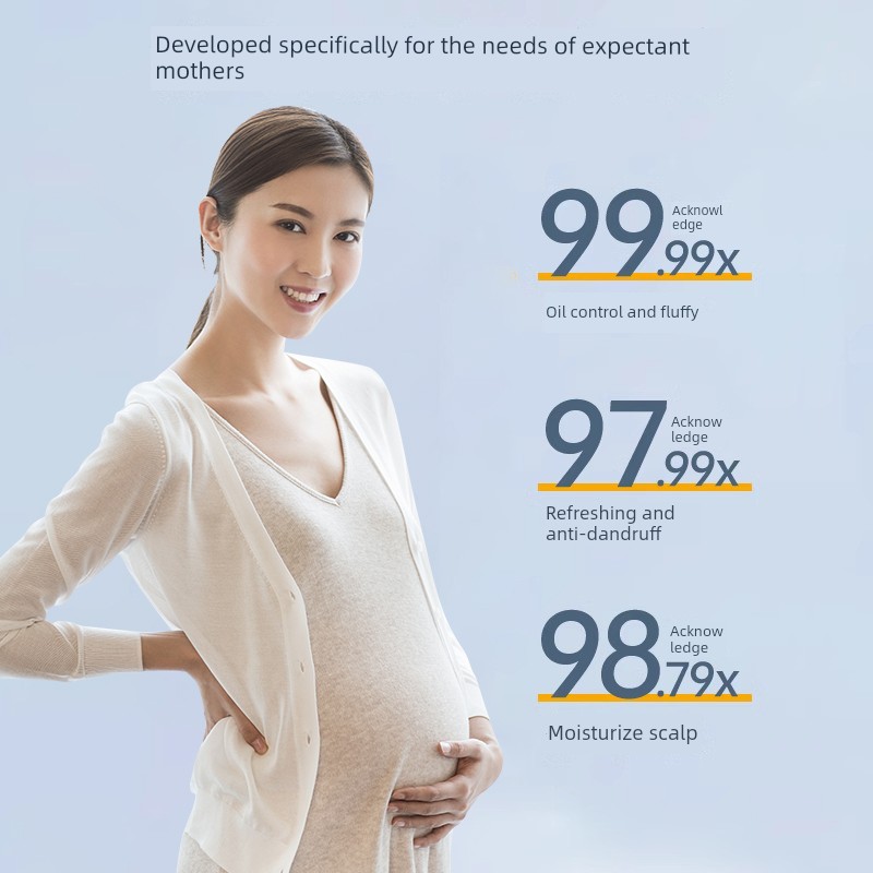 Special Anti-Dandruff and Oil-Control Shampoo for Pregnant Women, Can Be Used as a Shower Gel and Conditioner Set, Hair Washing Cream — 2