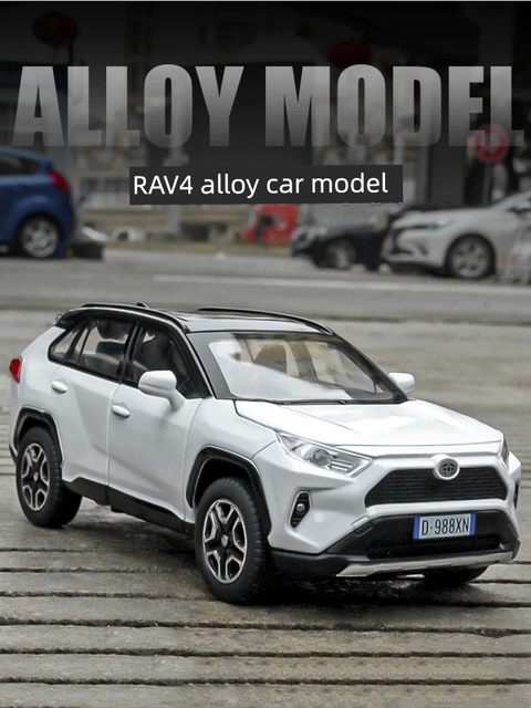 Jiaye 1 32 Rongfang RAV4 alloy car model simulation SUV off-road vehicle boy children toy car ornaments
