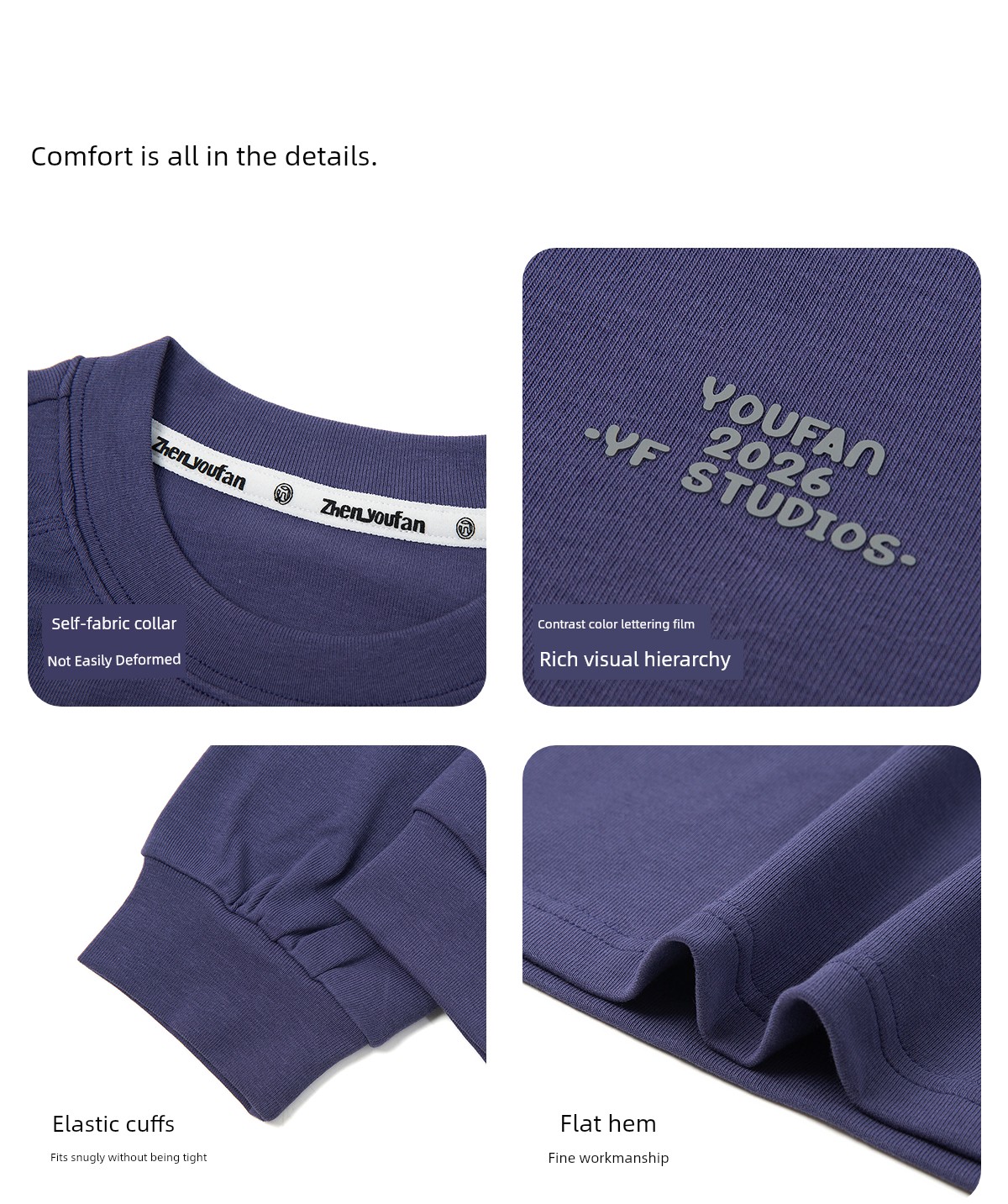 Boys' Sweatshirt Long-Sleeve T-Shirt White Base Shirt Early Autumn 2026 New Style for Older Children Boys' Top Clothing Outfit — 60