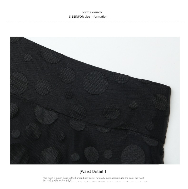 Gauze 2022 autumn Medium and long term Umbrella skirt Lace