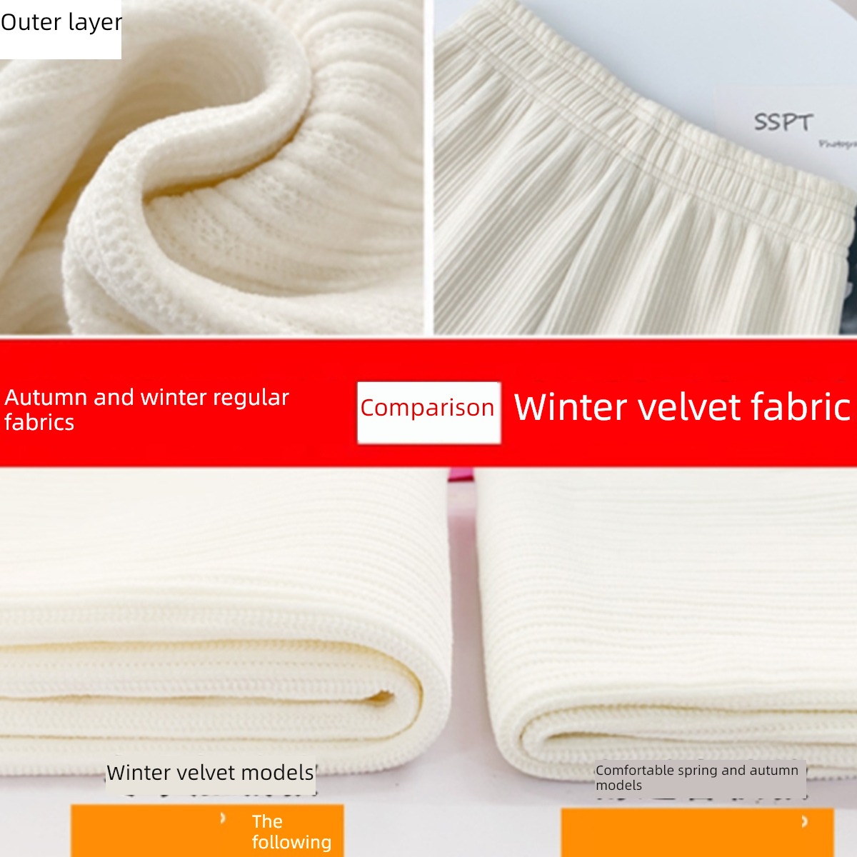 chenille  Cotton wool female Autumn and winter leisure time thickening Wide leg pants