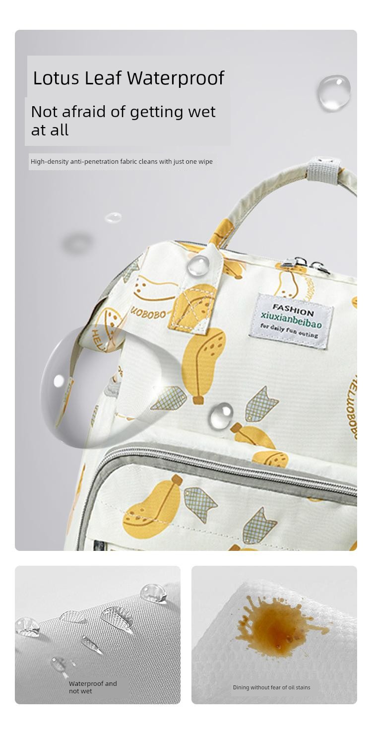 Jq Jingqi Mommy Bag: Lightweight, Stylish, Large-Capacity, Multifunctional New Model Backpack for Mother and Baby Outings — 13