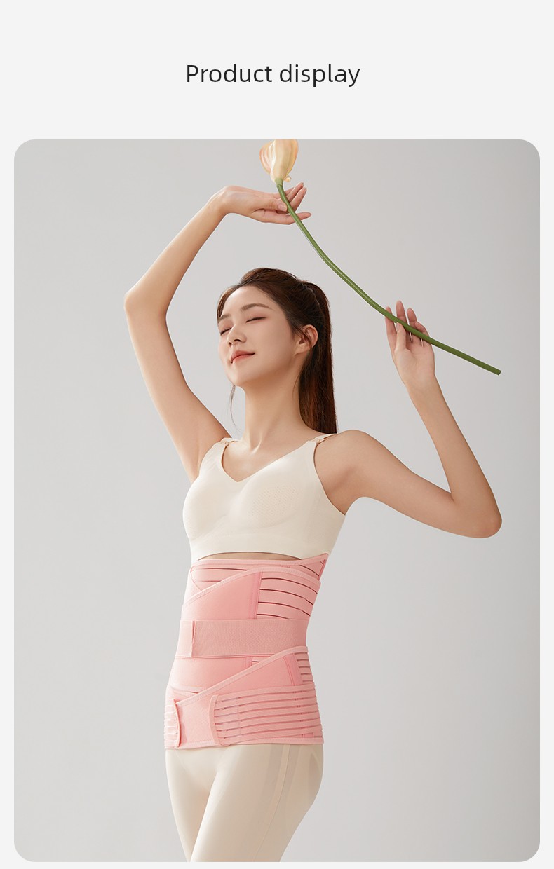 October Crystalline Belly Band Postpartum Caesarean Care Natural Labor Dedicated Maternal Constraint Shaping Waistband 3-Piece Set — 24