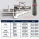 304 stainless steel natural gas pipeline fixing bracket U-shaped card L-shaped angle iron angle steel support bracket fire pipe gas