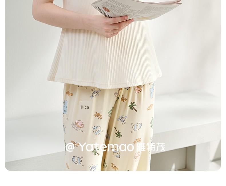 Fish Tail Design Covers the Body | Breathable Nursing Vest for Spring and Autumn, No Need to Wear a Bra, Suitable for Going Out, Postpartum Breastfeeding — 9