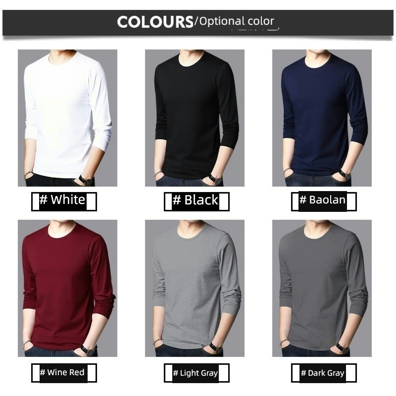 modal  man Tight fitting Autumn and winter Long sleeve T-shirt