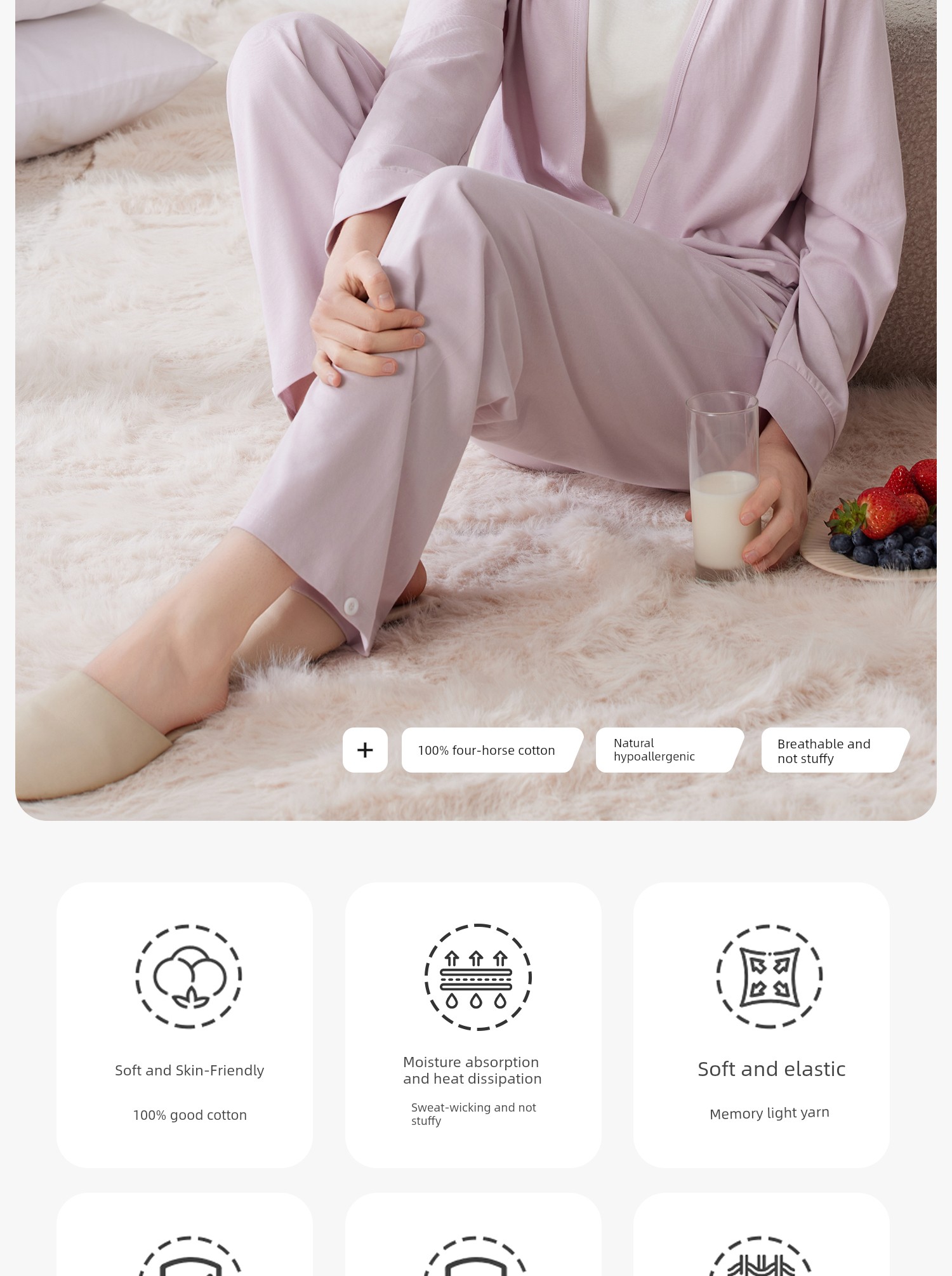 Fenyi Postpartum Clothing Autumn and Winter Pure Cotton Breathable Nursing Top for Pregnant Women Postpartum Breastfeeding Nursing Clothes for Going Out — 2