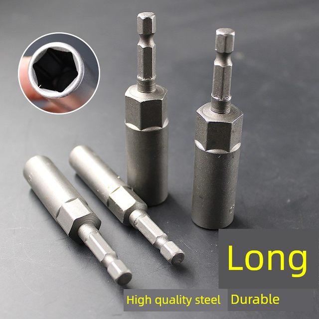 Electric wrench sleeve head lengthened and deepened pneumatic hexagonal air pack copper electric drill air cannon screwdriver sleeve
