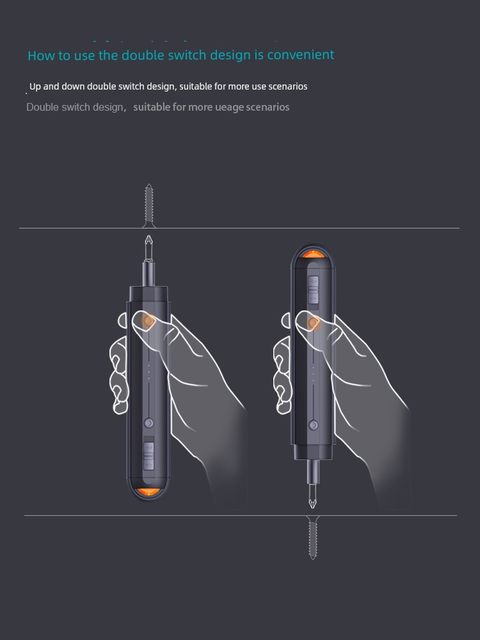 Jimmy Home Electric Screwdriver Rechargeable Home Electric Drill Screw Batch Small Mini Driver Tool Set