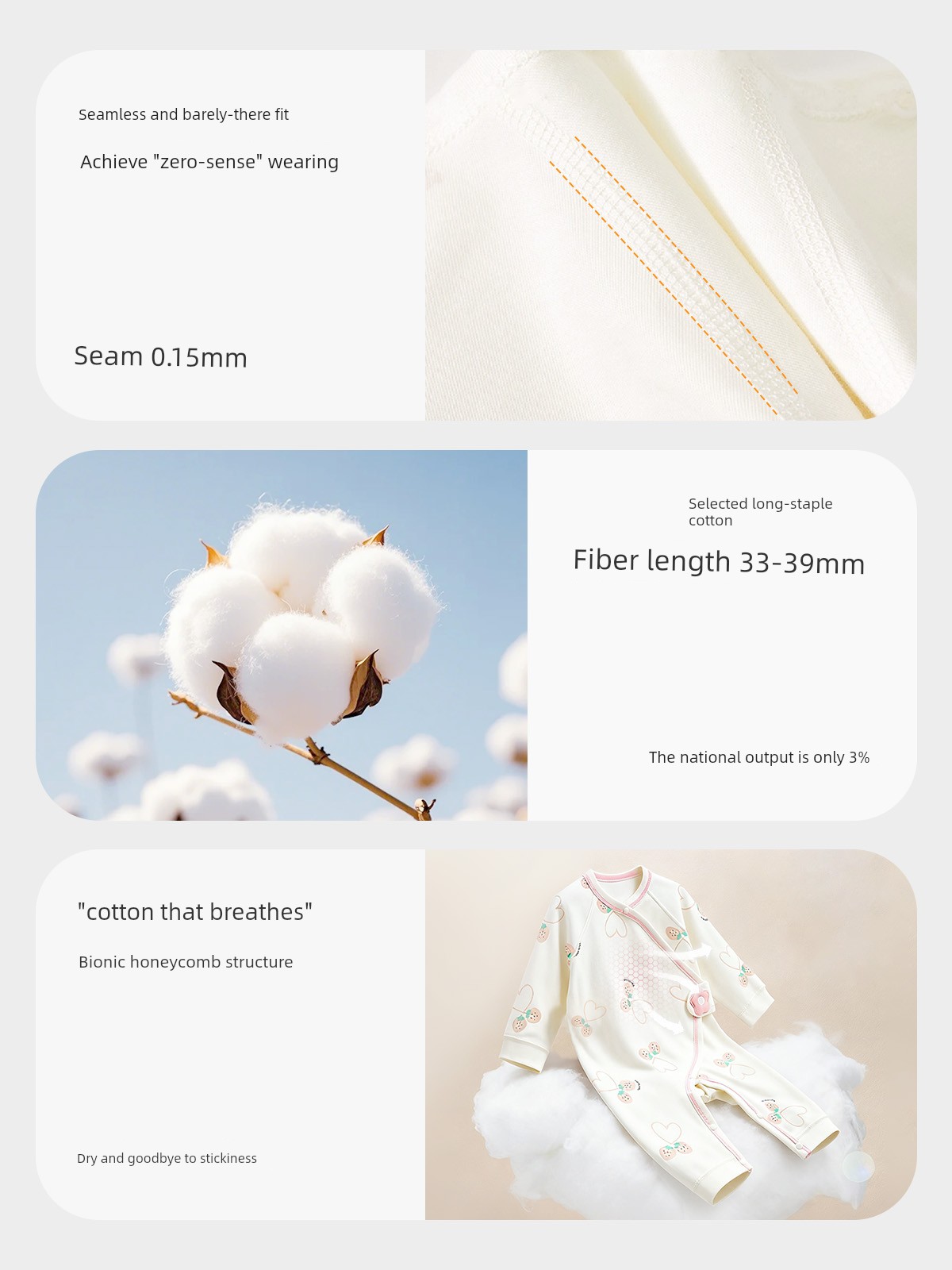 Autumn Clothes Pure Cotton Spring and Summer Long Sleeves Super Cute Jumpsuit — 4