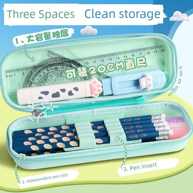 Pencil case boy 2025 new pencil case boy small pencil case large capacity cartoon pencil case elementary school student first grade layered pen case kindergarten children boy cute storage box stationery bag
