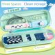 Pencil case boy 2025 new pencil case boy small pencil case large capacity cartoon pencil case elementary school student first grade layered pen case kindergarten children boy cute storage box stationery bag