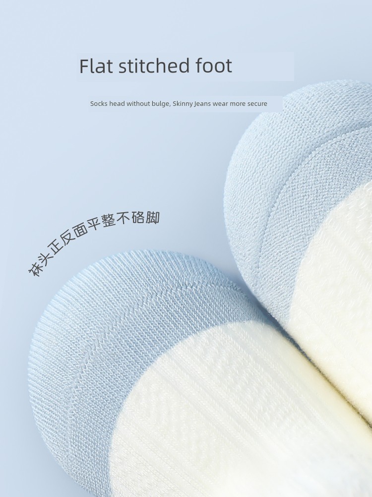 Newborn Baby Anti-Mosquito Socks Summer Thin Baby Mesh Breathable Tube Socks 0 to 3 Months Old Class A Not Tight Legs — 3