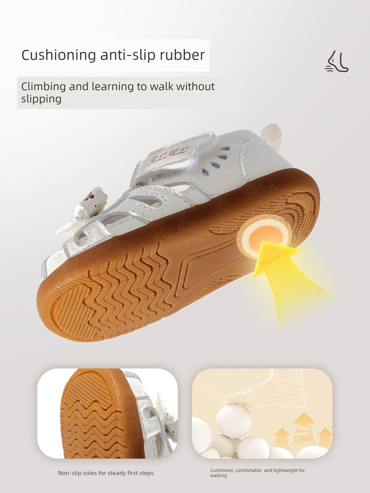 Girls' Sandals 2026 Summer Children's Shoes for 1-4 Years Old, Bowknot Princess Shoes, Closed-Toe, Soft Sole, Non-Slip Baby Girl Shoes — 4