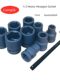 重型加厚1/2小风炮套筒头8-75M大飞电动气动扳手工具32件六角套管