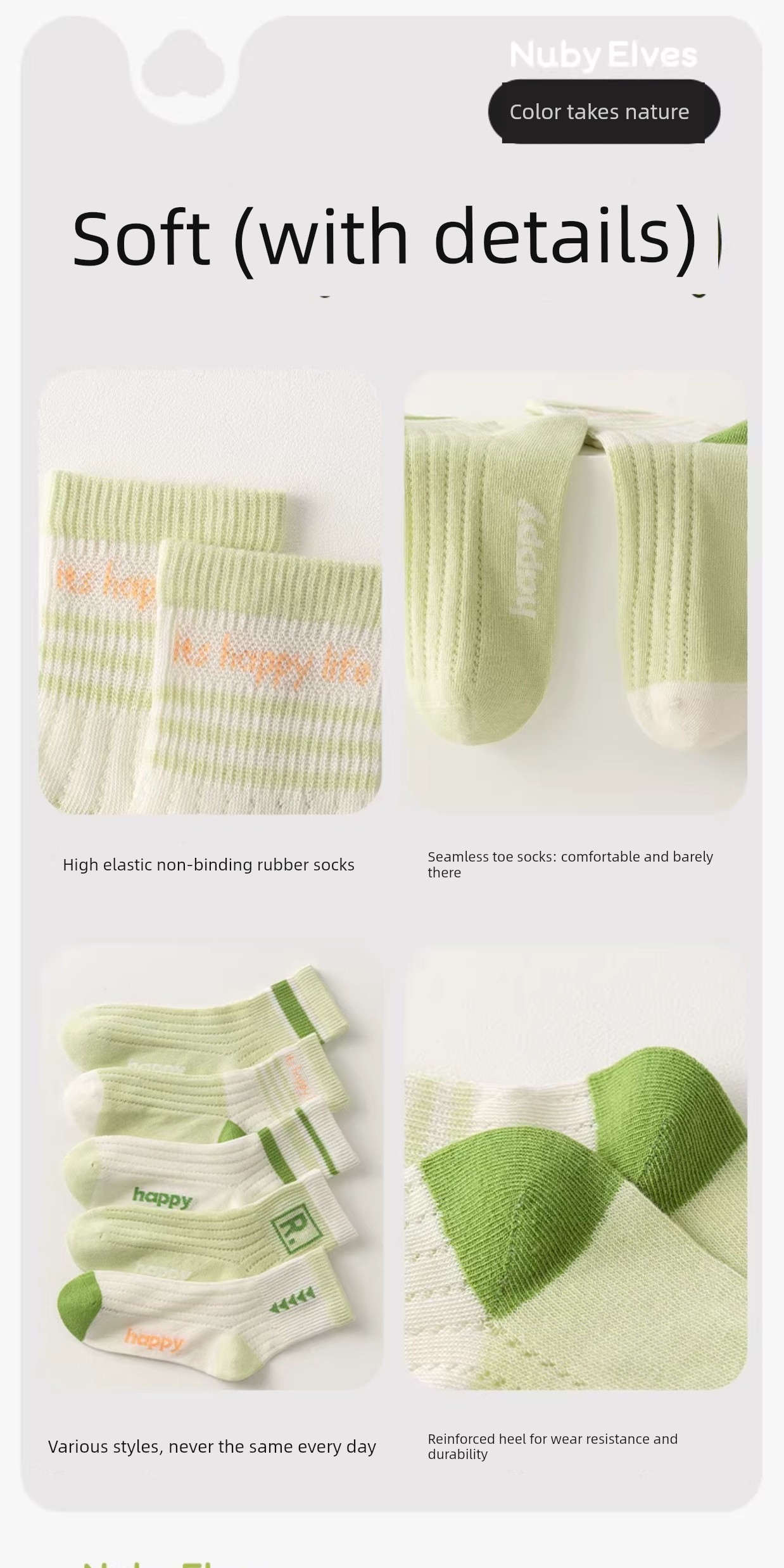 Children's Socks, Summer Thin Cotton Socks, Boys' and Girls' Summer Mesh Thin Socks, Boys' and Older Kidsren's Summer Anti-Odor Kidsren's Socks — 17