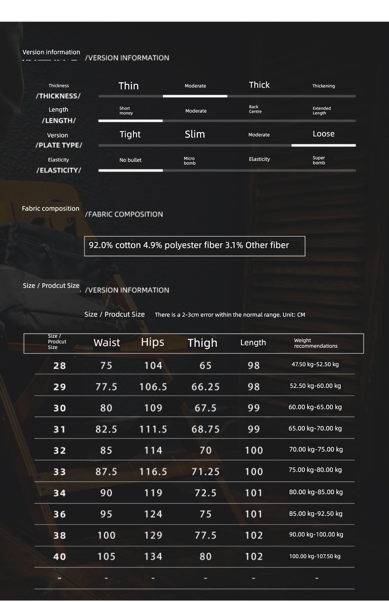 Splicing autumn Big size the fat trend Versatile Jeans
