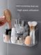 Home wall-mounted cosmetic storage box for home bathroom without punching special box for bathroom partition storage rack