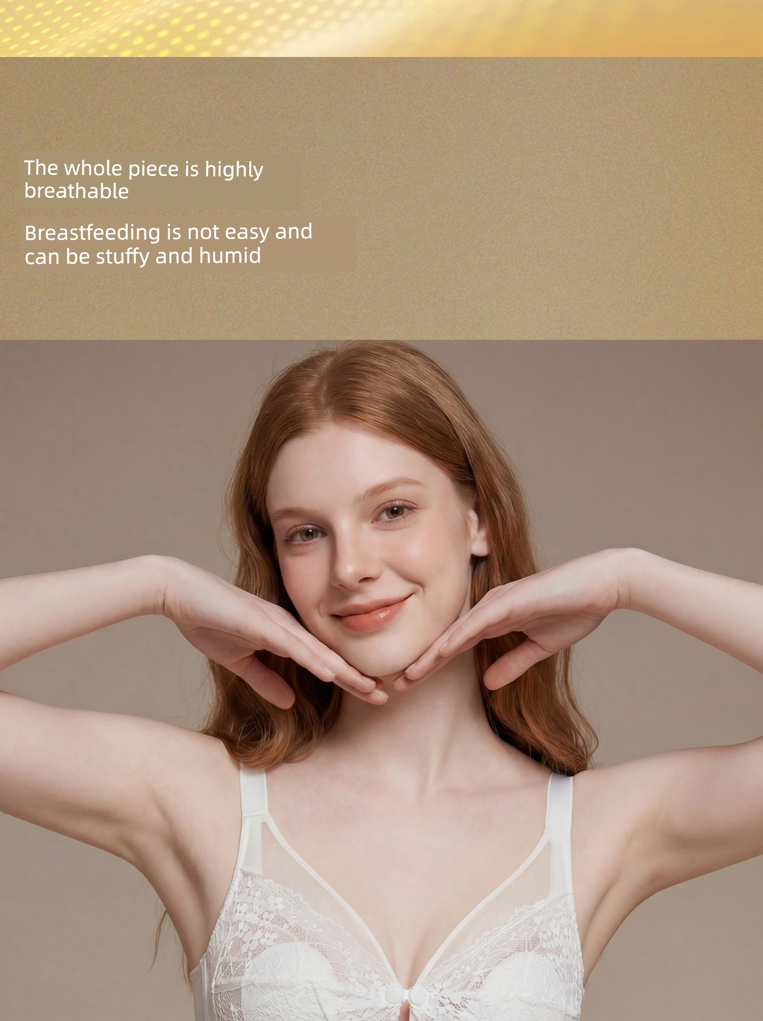 Breastfeeding Bra, Summer Thin Style, Special Anti-Sagging Front-Opening Bra for Postpartum Breastfeeding, Ultra-Thin Breathable Maternity Bra — 17