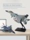 Sprayable alloy J-15 fighter simulation J-20 aircraft model fighter military ornaments boys and children's toys
