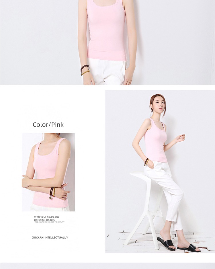pure cotton black Korean leisure Autumn  camisole vest