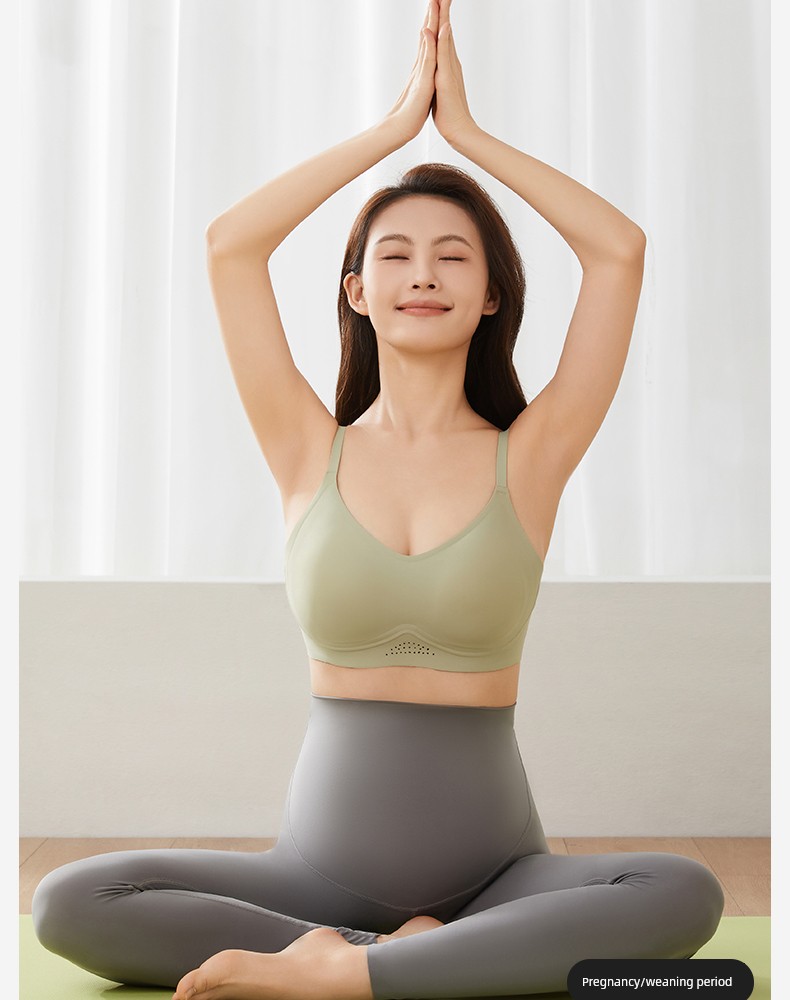 [Clearance] 129.9 Choose Any 2 Pieces October Crystal Maternity Nursing Bra Plus Size Breathable Postpartum Bra — 27