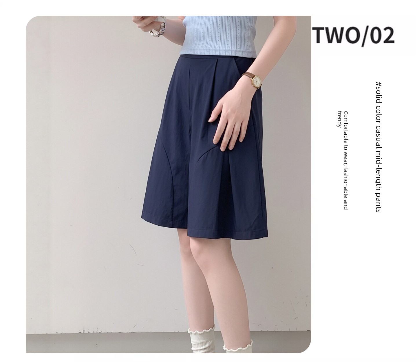 Girls' Pants Summer Thin Wide-Leg Pants Ice Silk Quick-Dry Super Stylish Trendy Teenage Girls 2026 New Summer Model — 6