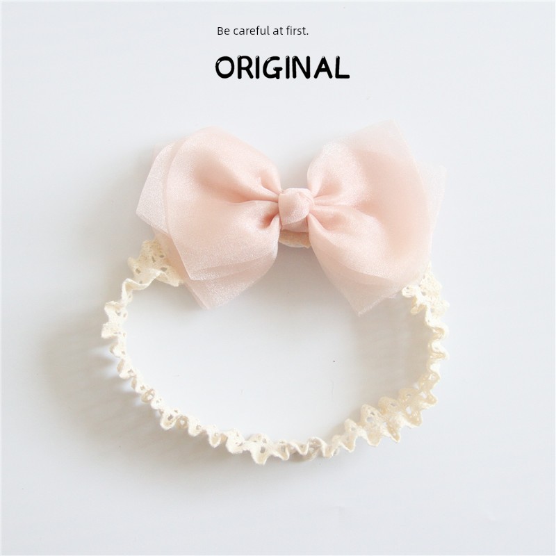 Baby Girl Princess Hair Band Infant Full Moon Bows — 9