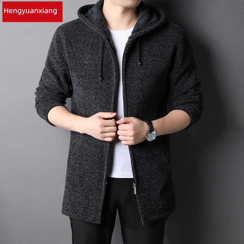 hyz  Medium and long term Autumn and winter leisure time Cardigan loose coat