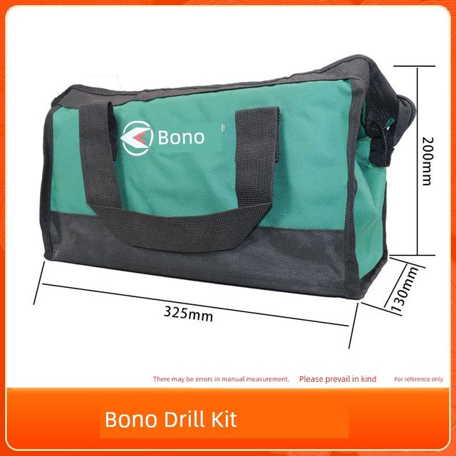Dongkeko Wang Bonuo Xiaohuyu brand tool kit wrench chainsaw drill angle grinder hand cloth bag handbag shoulder bag