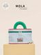MOLA.Receive.Cosmetic bag, handheld cylinder makeup bag, portable large capacity storage bag | Mengna