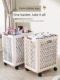 Dirty clothes basket household foldable clothes basket bathroom large capacity dirty clothes storage basket next to washing machine laundry basket with wheels