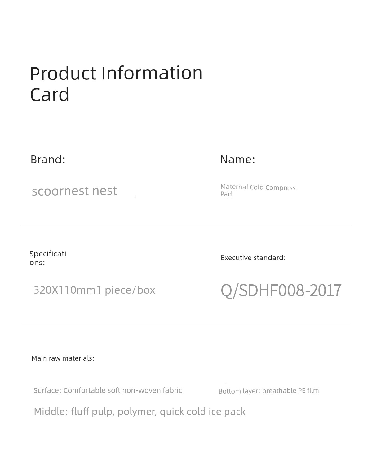SCOORNEST Cold Compress Maternal Perineum Cold Compress Pad Postpartum Only Sanitary Napkin Pregnant Women Cesarean Delivery Ice Compress Ice Pad — 18