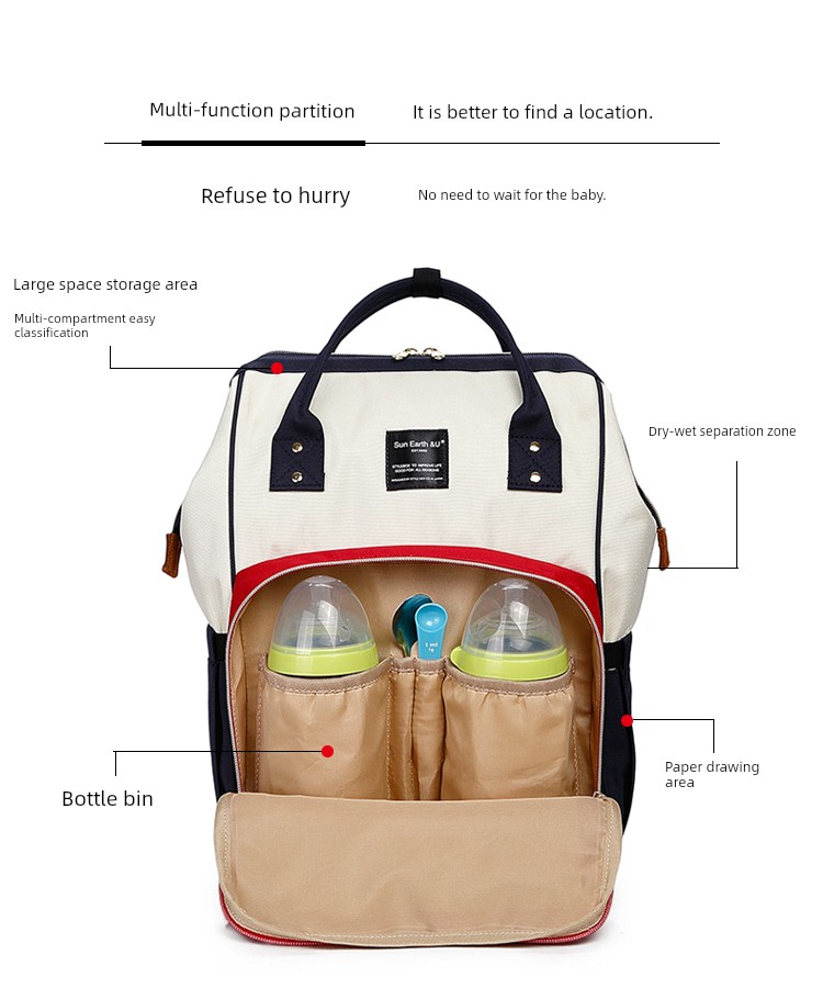 Japanese Letian Backpack Baby Handbags for Moms — 5