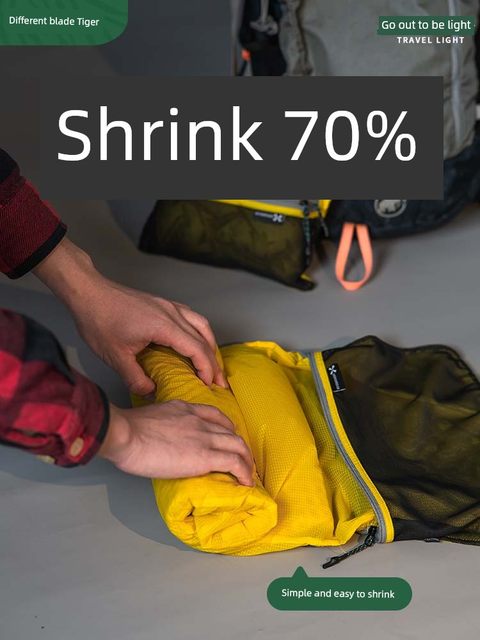 Backpack storage bag Clothes compression bag Waterproof bag Portable suitcase Wet clothes dry packaging travel bag