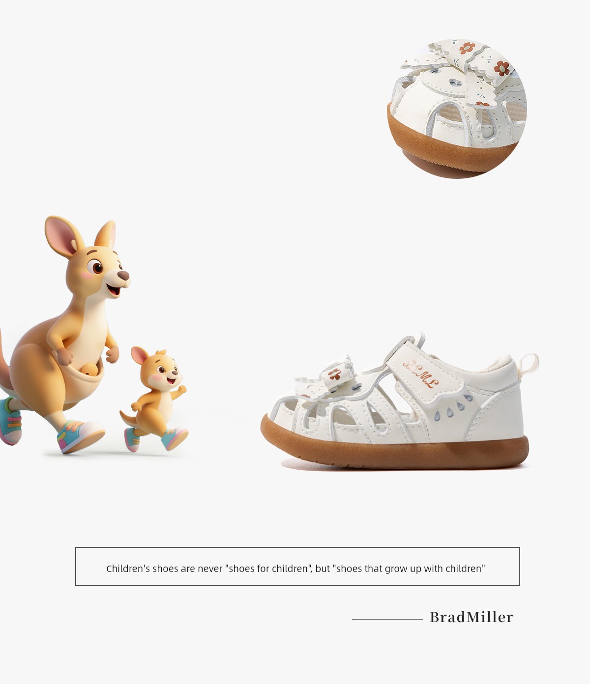 Girls' Sandals 2026 Summer Children's Shoes for 1-4 Years Old, Bowknot Princess Shoes, Closed-Toe, Soft Sole, Non-Slip Baby Girl Shoes — 4